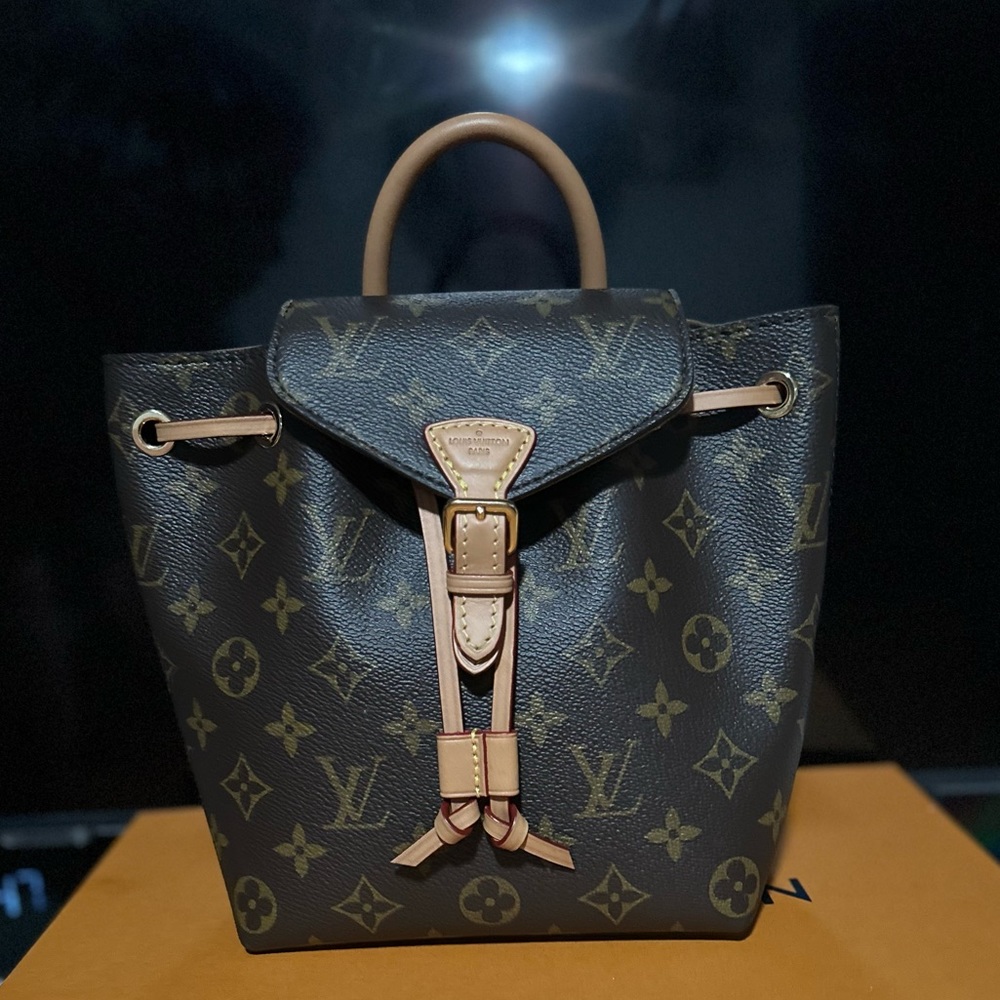 ✨LV Montsouris BB backpack in Monogram canvas✨